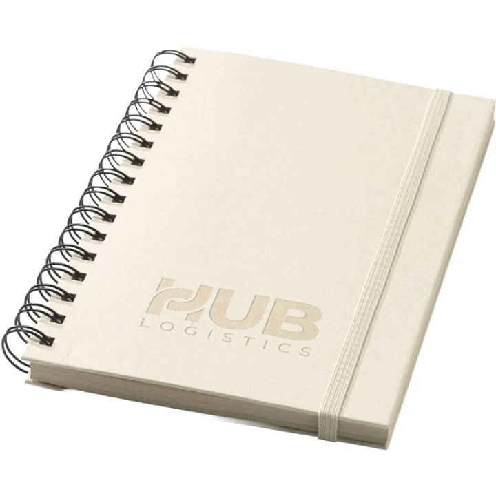 Sugarcane spiral notebook approx A5