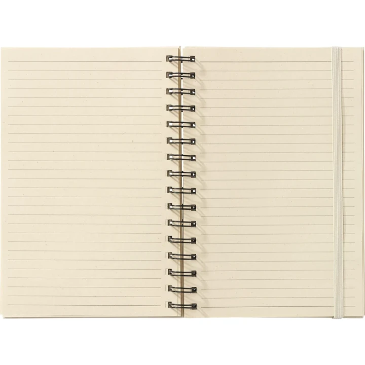 Sugarcane spiral notebook approx A5
