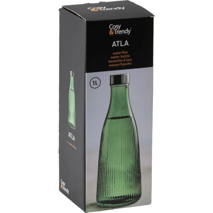 Cosy&Trendy Glass water bottle 1 litre