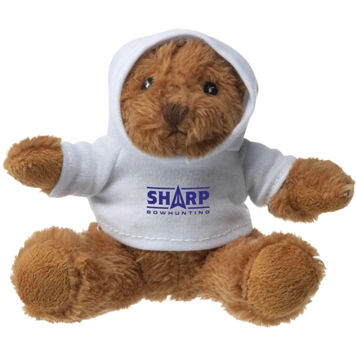 Hooded bear bear soft toy