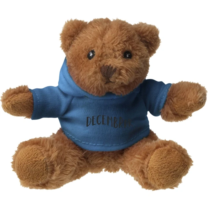 Hooded bear bear soft toy