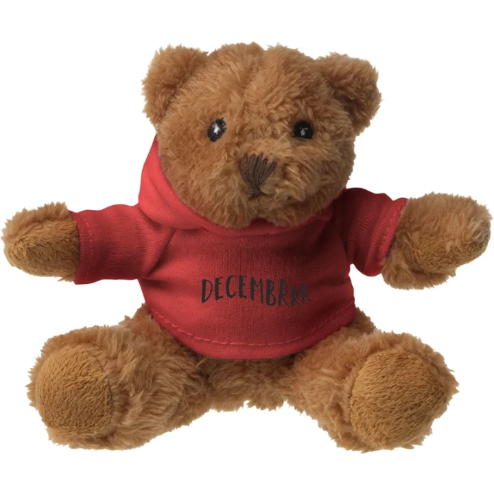 Hooded bear bear soft toy