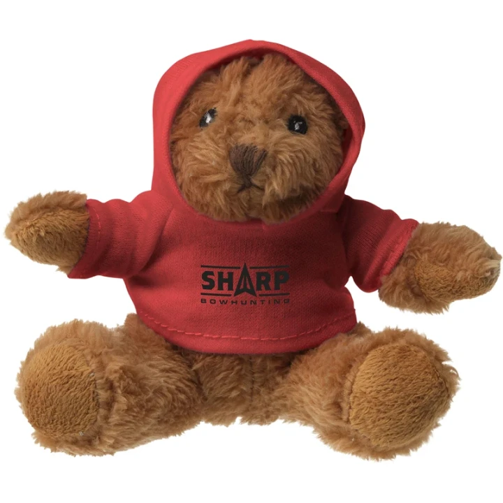 Hooded bear bear soft toy