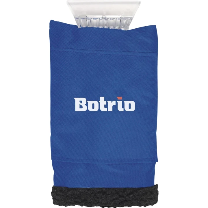 Glove ice scraper