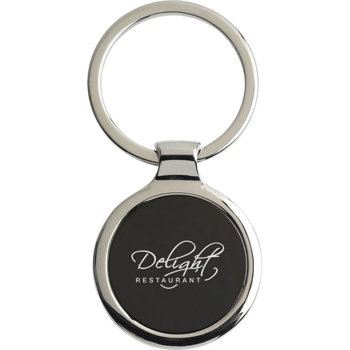 Round Metal keyring