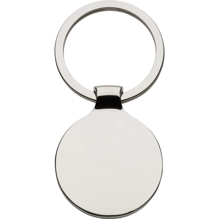 Round Metal keyring