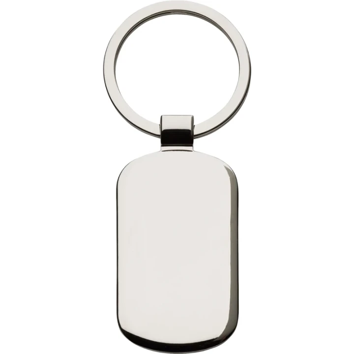 Rectangular Metal Keyring