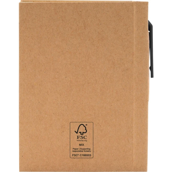 Recycled mini notebook and pen approx A7