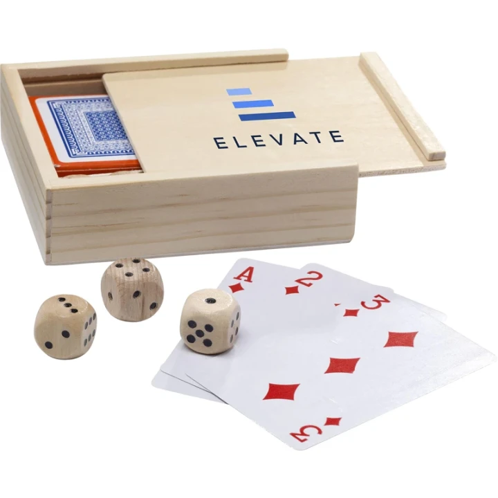 Dice and card game