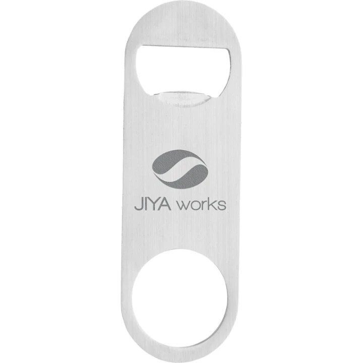 Metal bottle opener