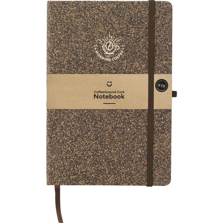 Coffee and cork notebook approx A5