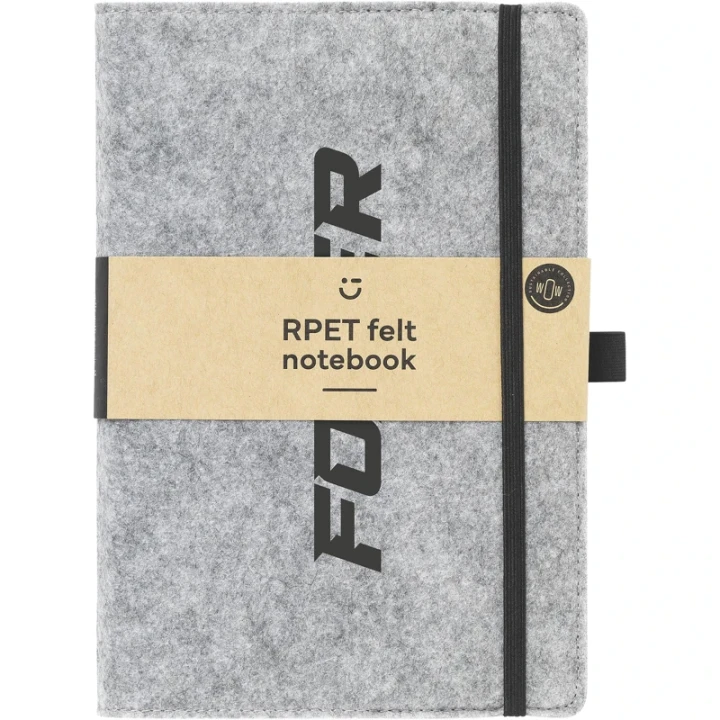 RPET felt notebook approx A5