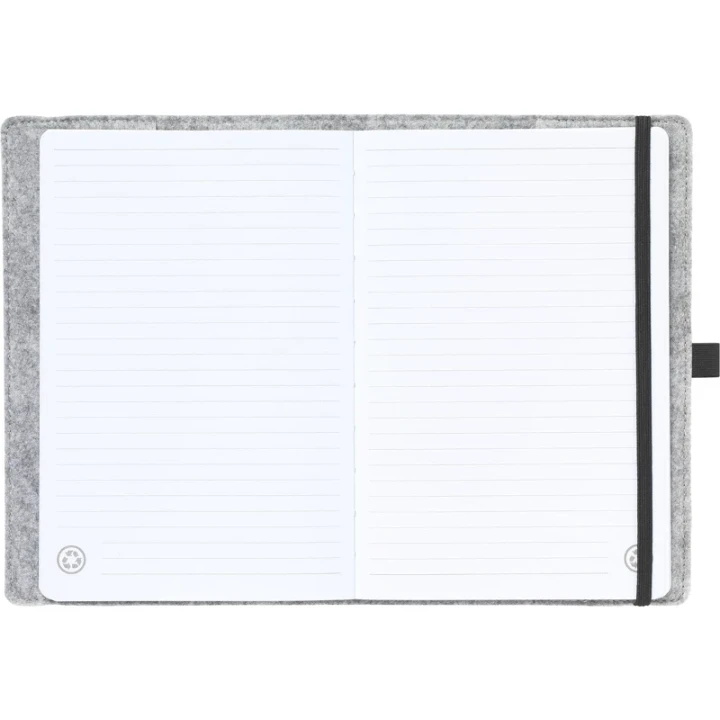 RPET felt notebook approx A5