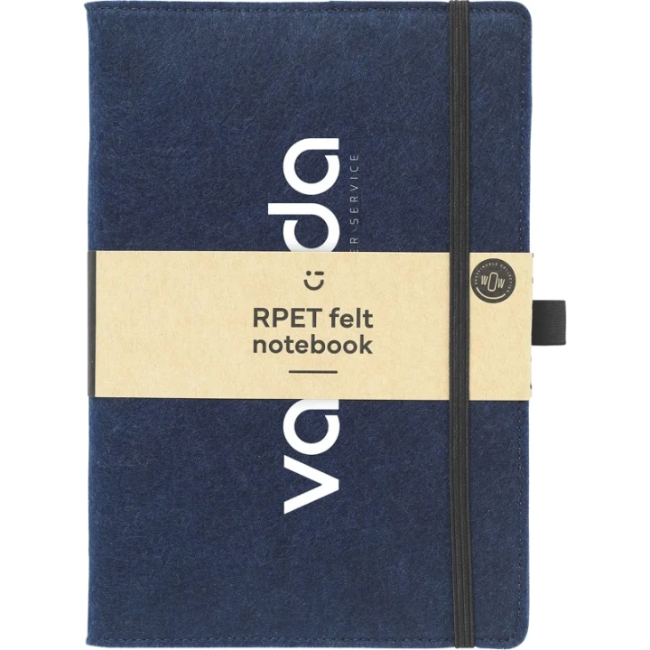 RPET felt notebook approx A5