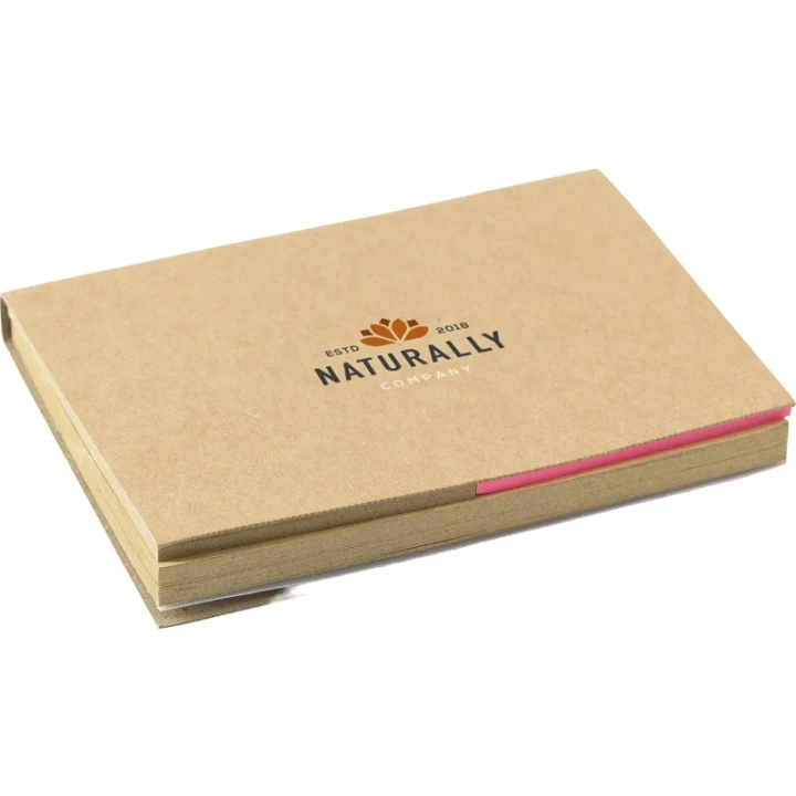 Recycled milk carton sticky memo pads