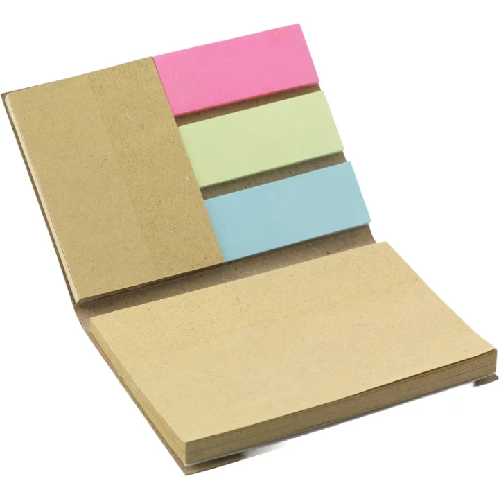 Recycled milk carton sticky memo pads