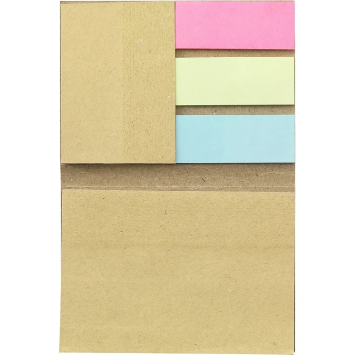 Recycled milk carton sticky memo pads