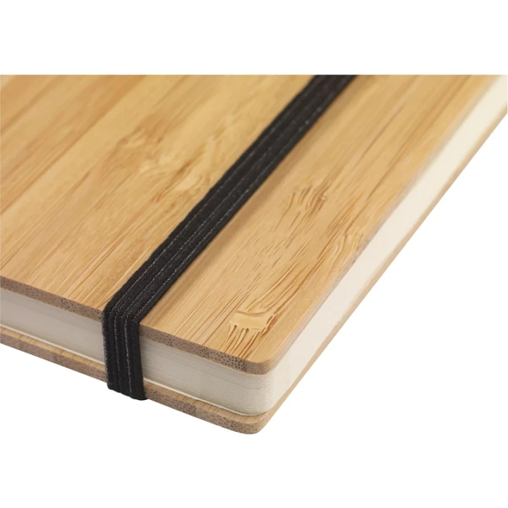 Bamboo notebook with naked spine approx A5