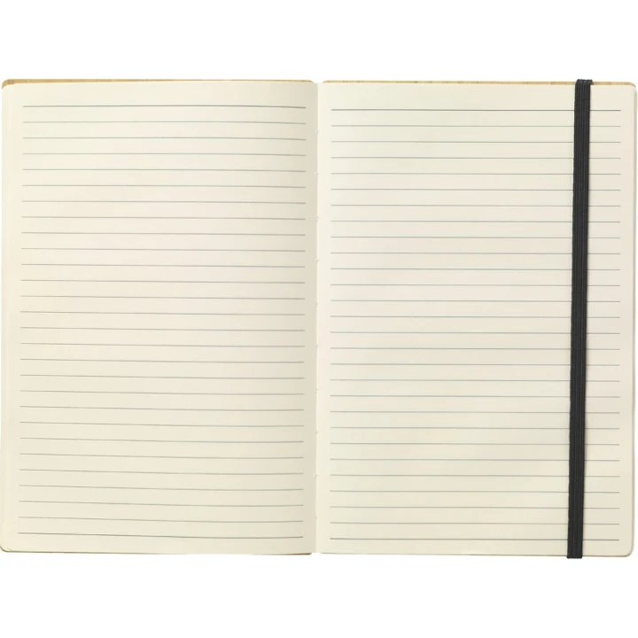 Bamboo notebook with naked spine approx A5