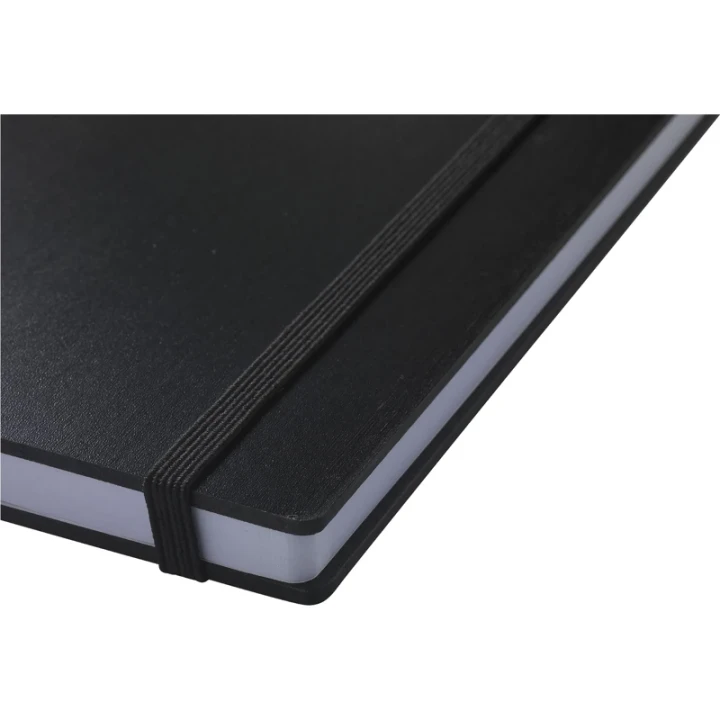 Bamboo cover notebook with naked spine approx A5