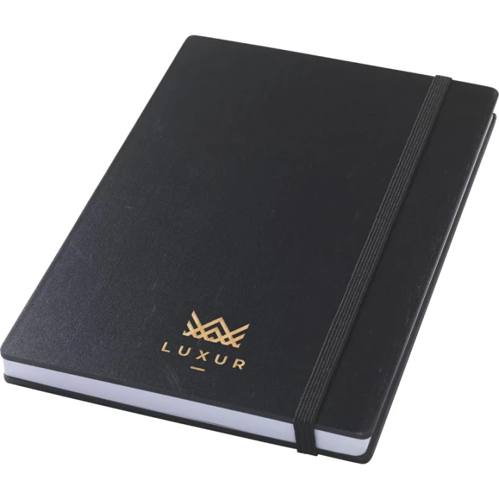 Bamboo cover notebook with naked spine approx A5