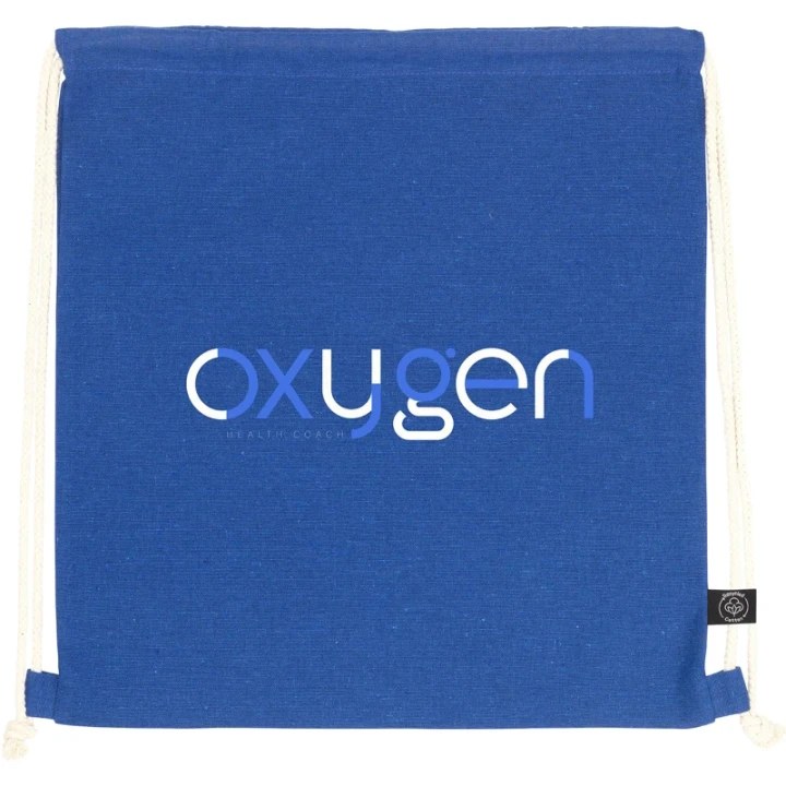 Recycled drawstring backpack 150gsm/4.42oz