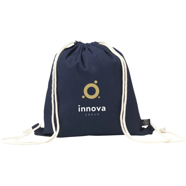 Recycled drawstring backpack 150gsm/4.42oz