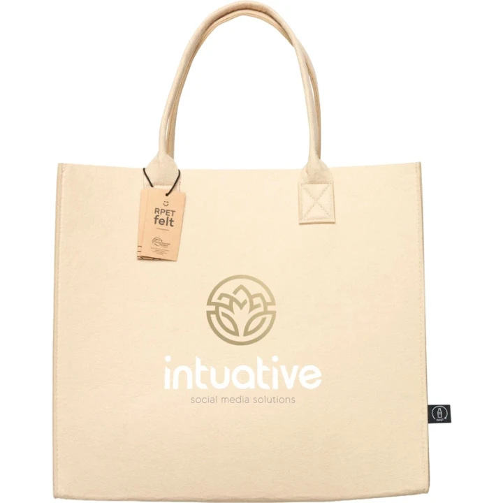 Large RPET felt shopper 