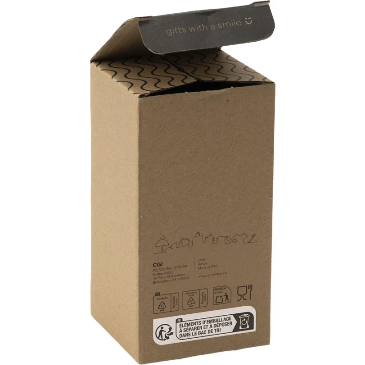 Recycled steel double walled cup 300 ml