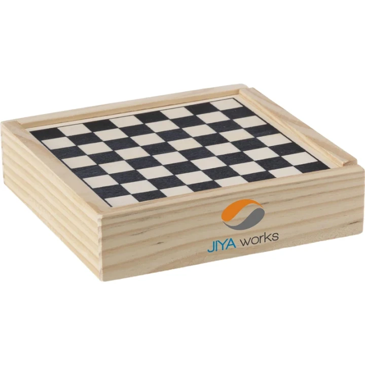 Wooden 5-in-1 game set