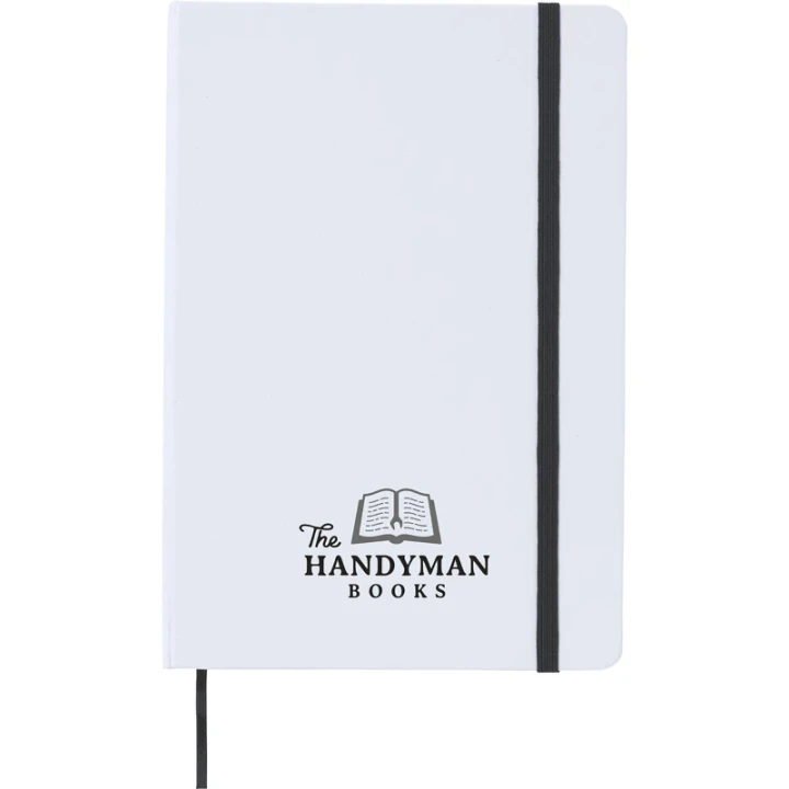 White cover notebook approx A5