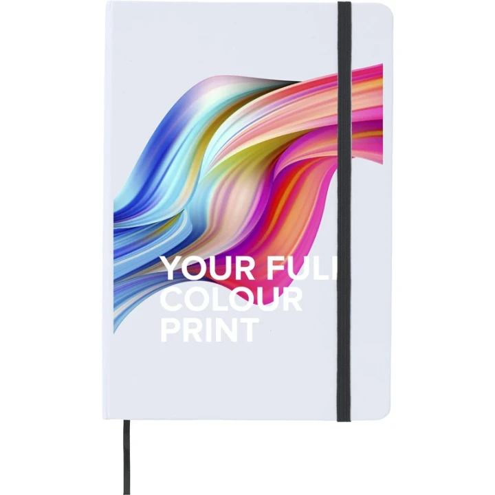 White cover notebook approx A5