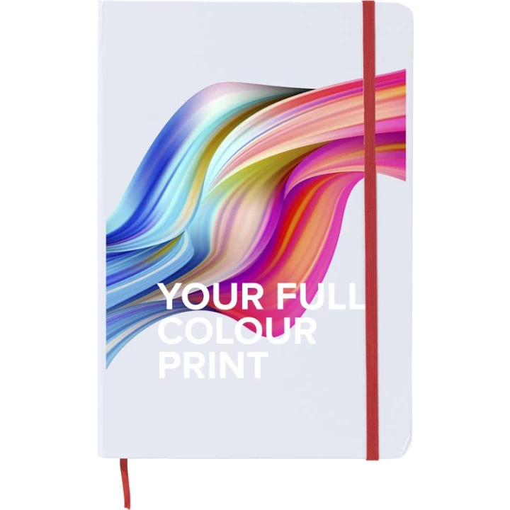 White cover notebook approx A5