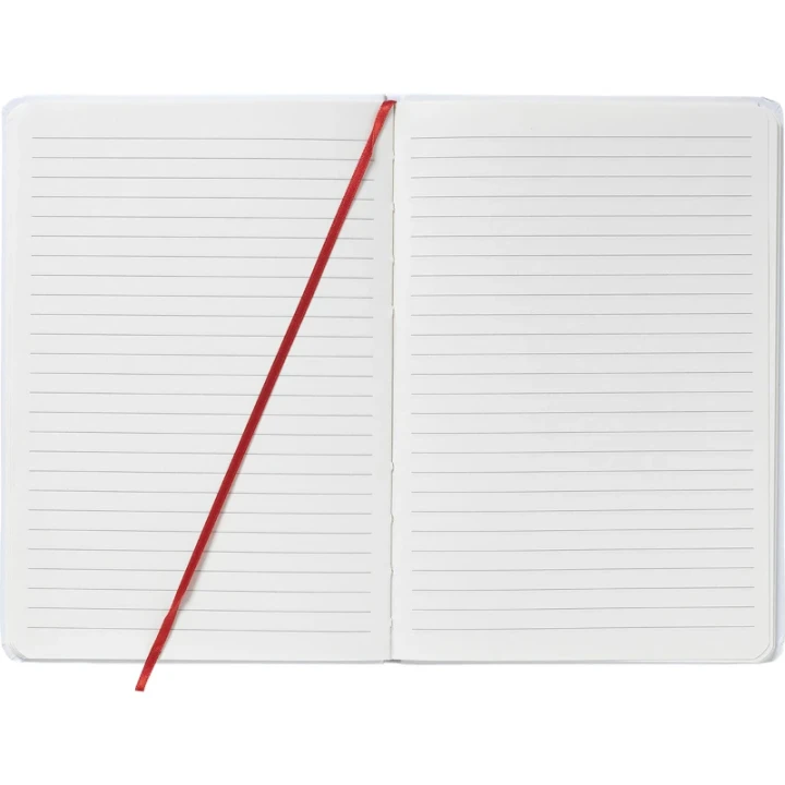 White cover notebook approx A5