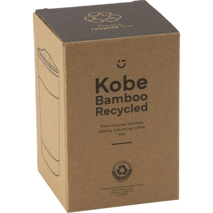 Bamboo recycled double walled cup 350ml
