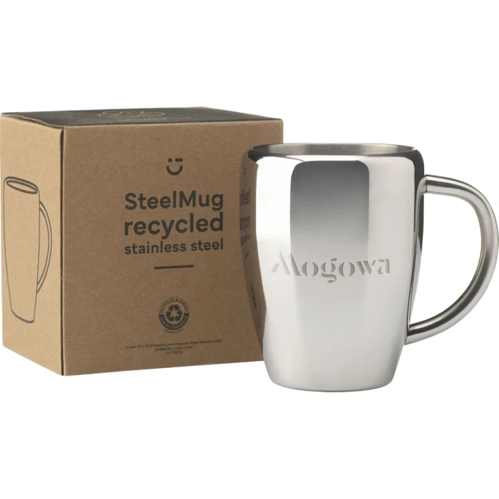 Recycled steel mug 220ml
