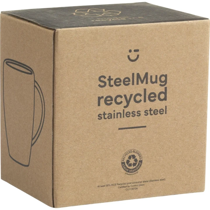 Recycled steel mug 220ml