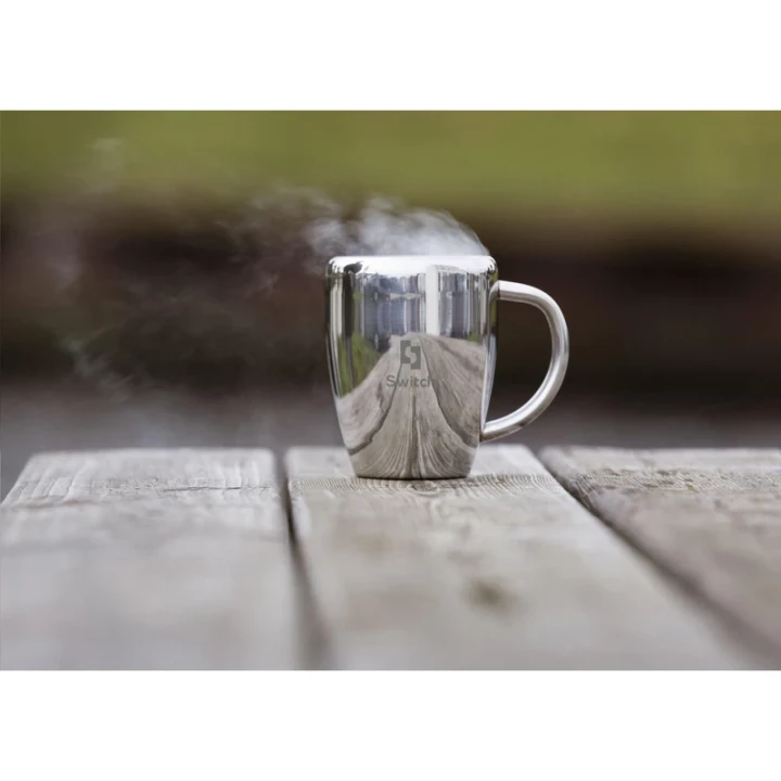 Recycled steel mug 220ml