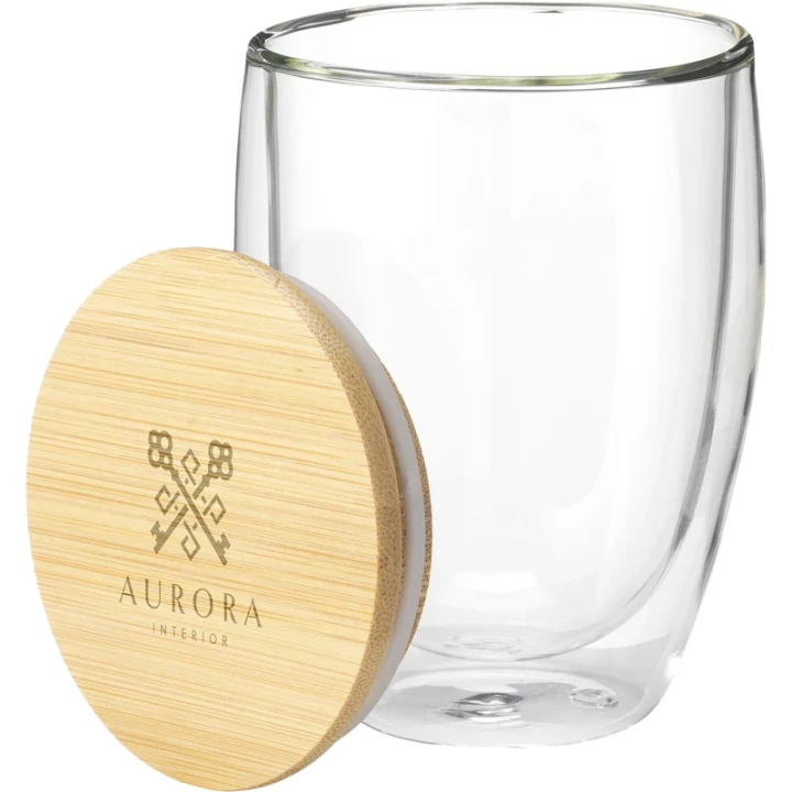 Double-walled glass cup 350ml