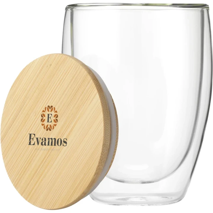 Double-walled glass cup 350ml