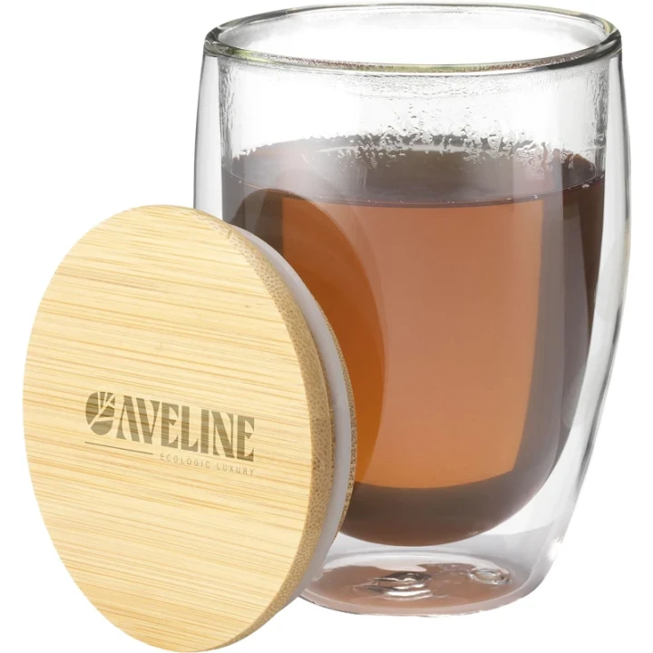 Double-walled glass cup 350ml