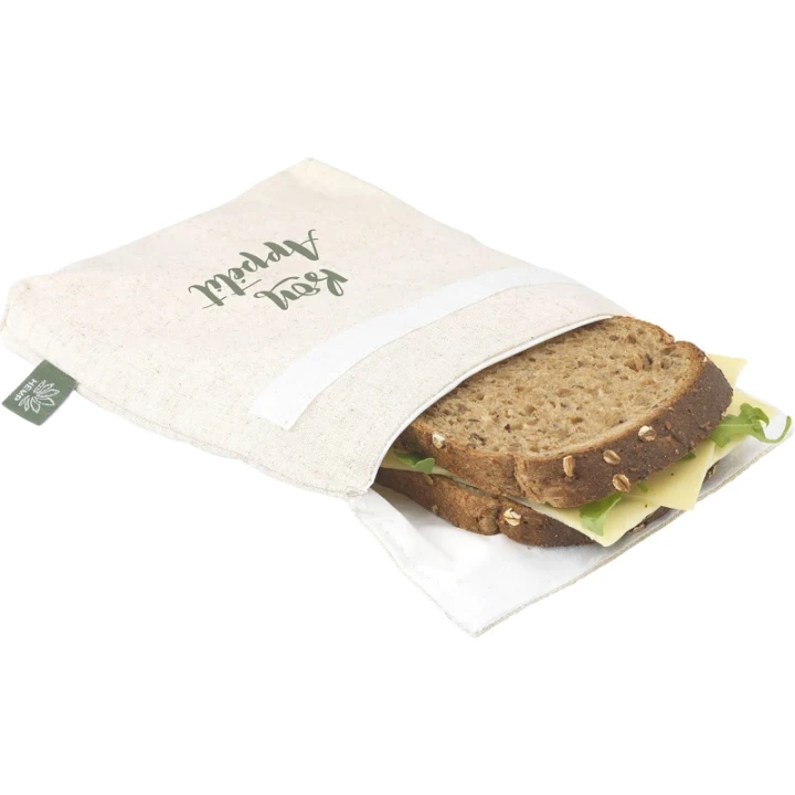 Hemp sandwich pouch bag 