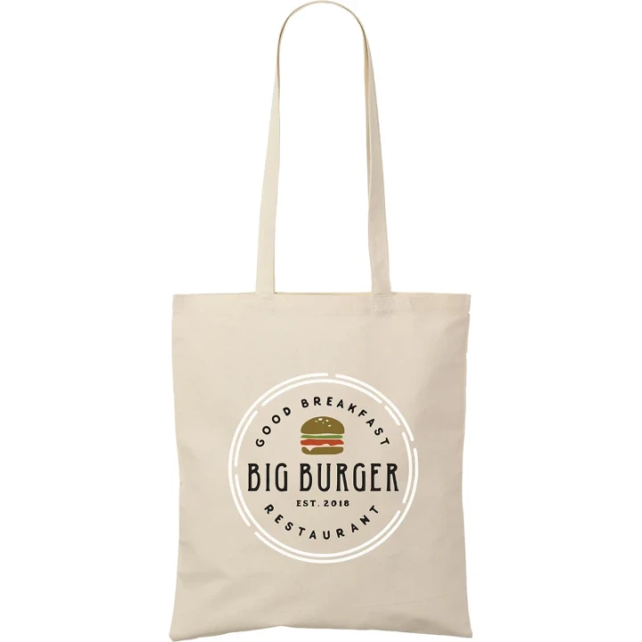 Long handle cotton shopper 180 gsm/5.3oz