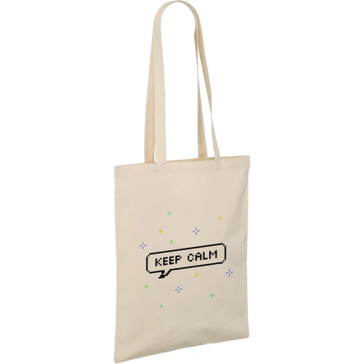 Long handle cotton shopper 180 gsm/5.3oz