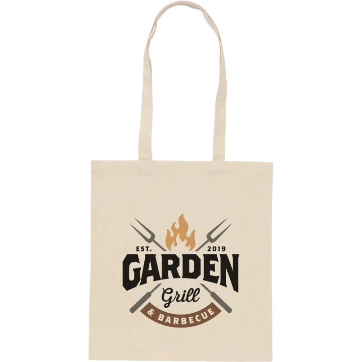 Long handle cotton shopper 180 gsm/5.3oz