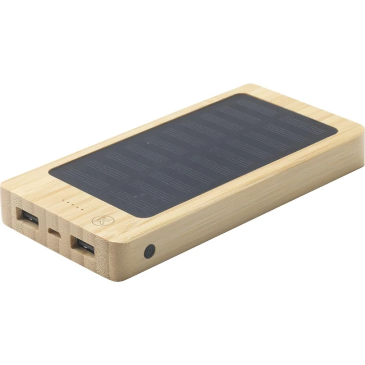 Wireless solar power bank 8,000 mAh