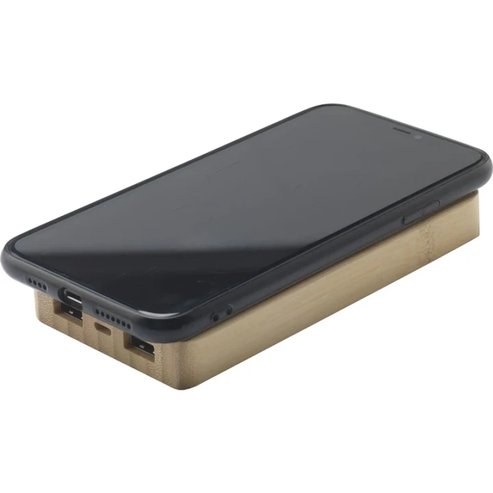 Wireless solar power bank 8,000 mAh