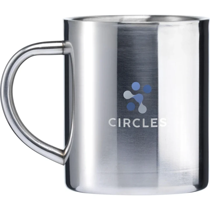 Recycled steel mug 300ml