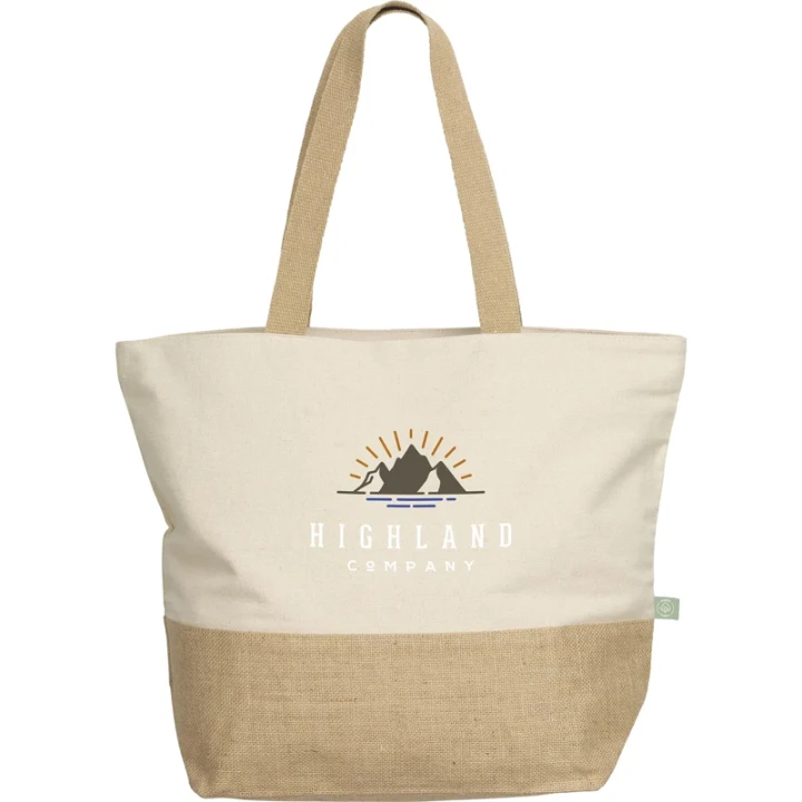 Organic cotton beach bag 320 gsm/9.4oz