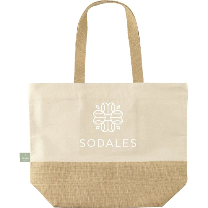 Organic cotton beach bag 320 gsm/9.4oz